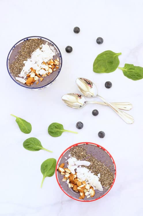 Immune Boosting Wild Blueberry Kefir Smoothie Bowl|Craving Something Healthy