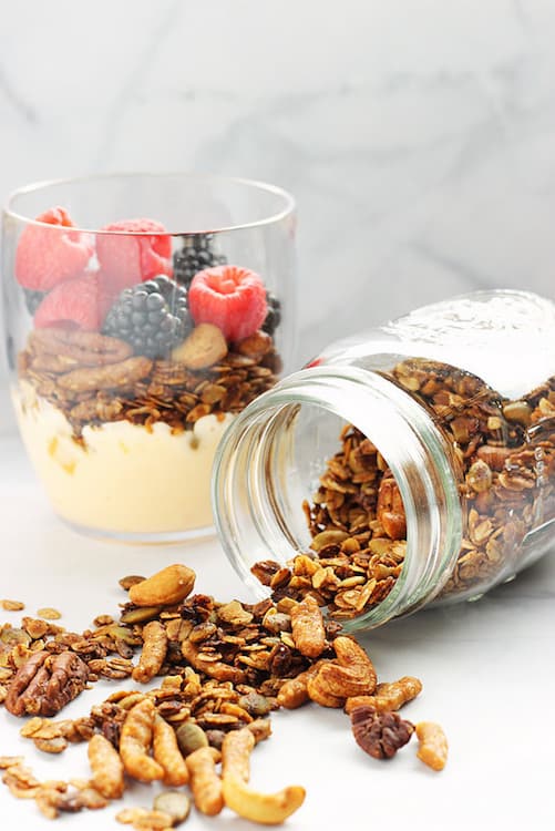 Sweet and Savory Five Spice Granola|Craving Something Healthy