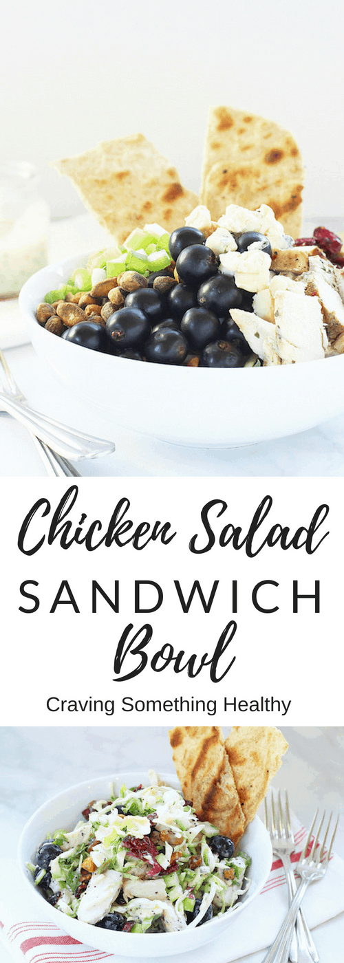 Chicken Salad Sandwich Bowl|Craving Something Healthy