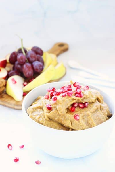 Pumpkin Pie Dessert Hummus | Craving Something Healthy