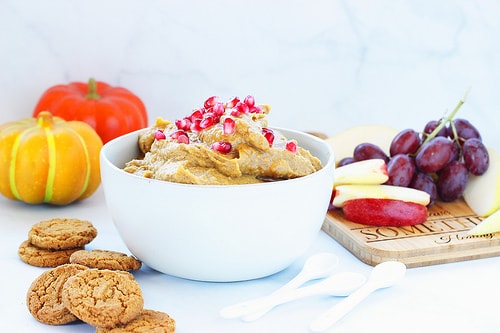 Pumpkin Pie Dessert Hummus | Craving Something Healthy