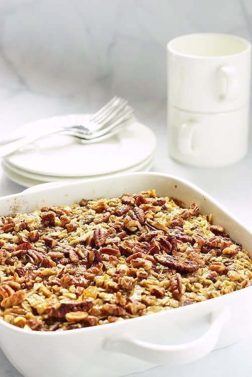 Carrot Cake Baked Oatmeal |Craving Something Healthy