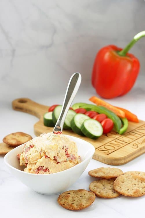 Southwest Pimento Cheese Spread | Craving Something Healthy