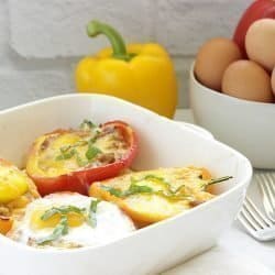 Italian Sausage and Egg Stuffed Peppers |Craving Something Healthy