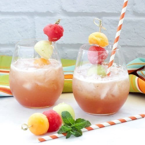 Melon Ball Mojitos |Craving Something Healthy