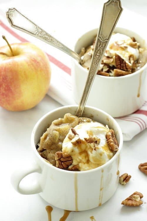 Apple Spice Protein Mug Cake