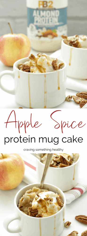 Apple Spice Protein Mug Cake