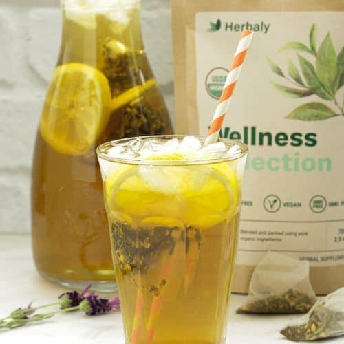 Healthier Blood Sugar Herbal Iced Tea