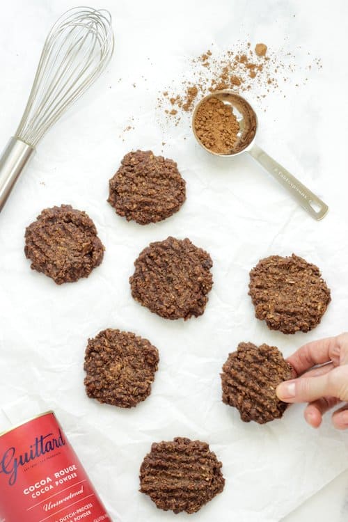 Stovetop Chocolate Peanut Butter Cookies
