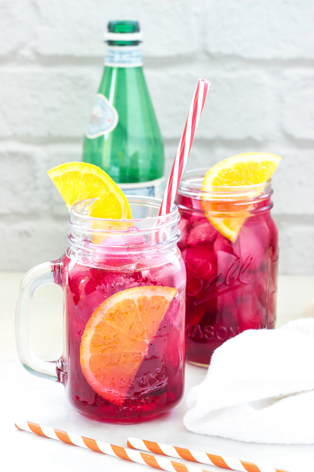 Sparkling Spiced Blood Orange Shrub | Craving Something Healthy