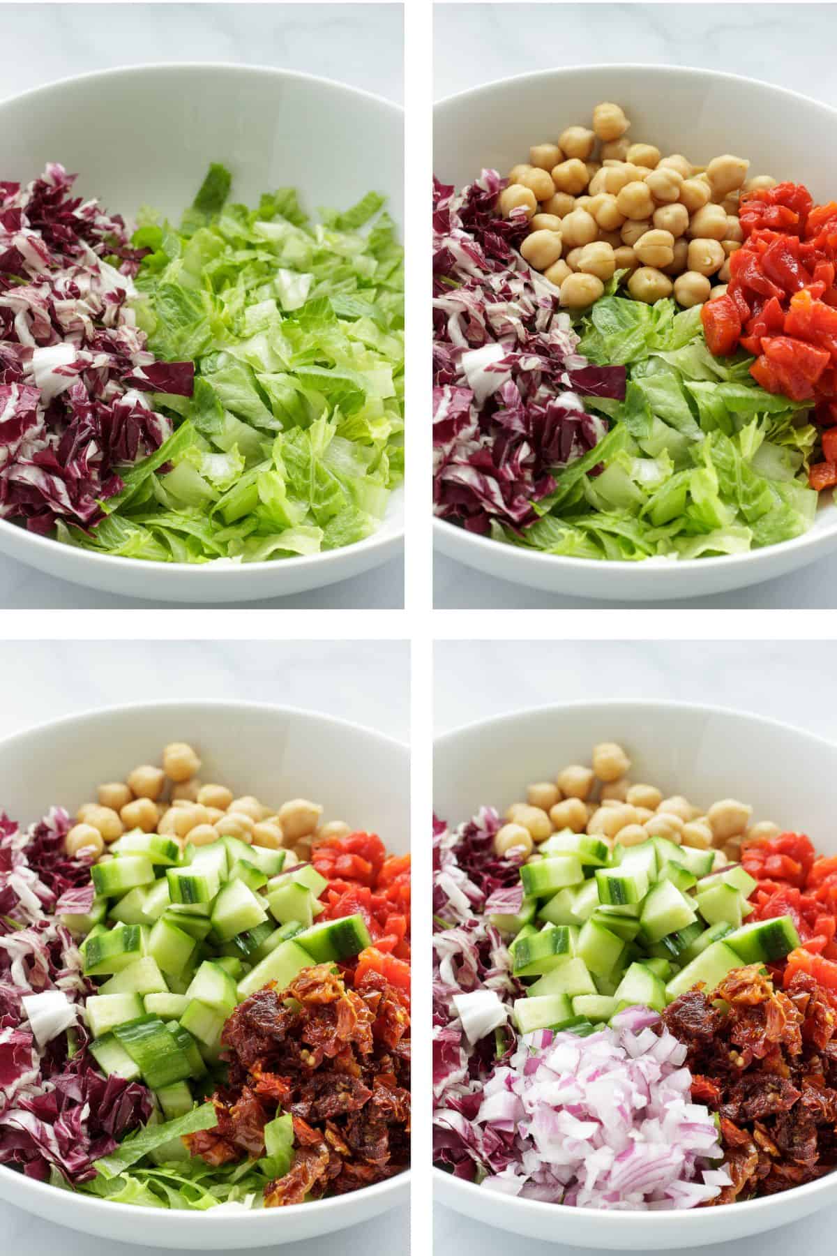 Mediterranean Chopped Salad - Eat Yourself Skinny