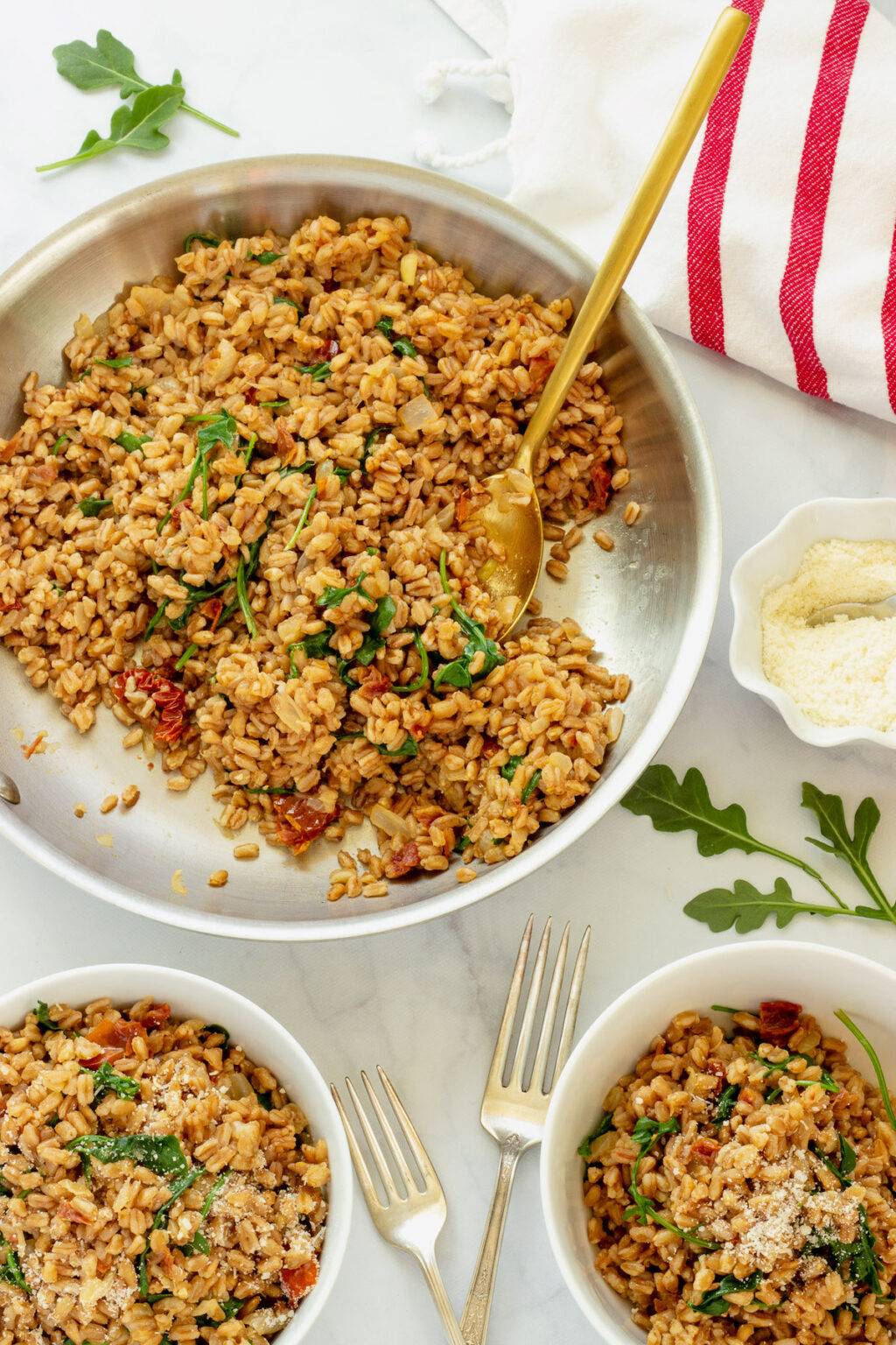 Italian Farrotto With Sundried Tomatoes Craving Something Healthy