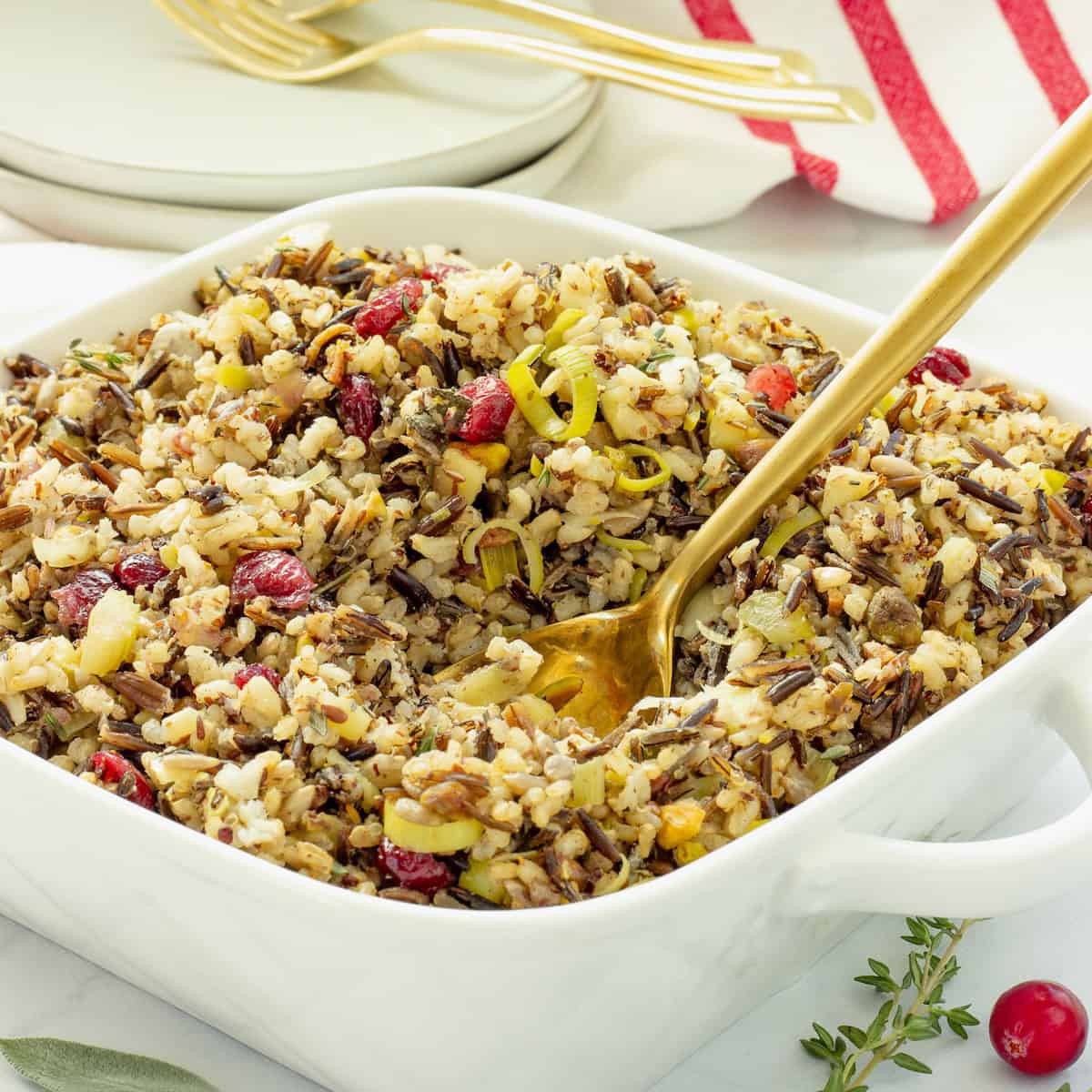 Easy Wild Rice Stuffing